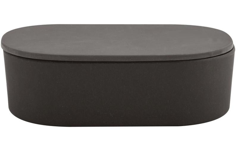 Spirella Aufbewahrungsbox – Bambus – Anthrazit – 182 × 58 × 125 mm