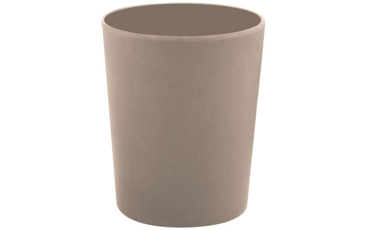Spirella Zahnputzbecher Takeo – Ø7,4×9,2 cm, Bambus, Taupe