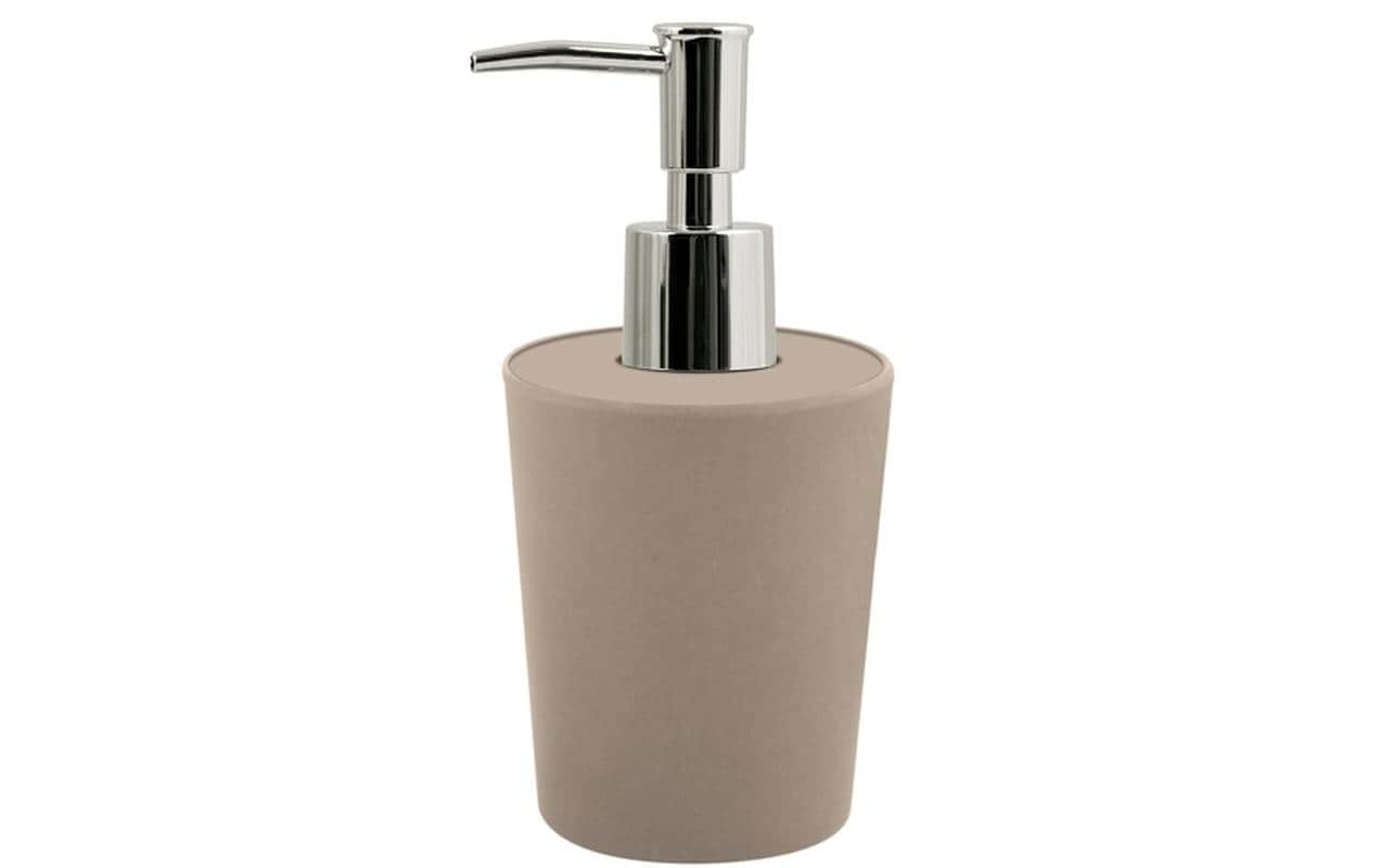 Spirella Takeo Seifenspender – Bambusfaser, Taupe, 400 ml