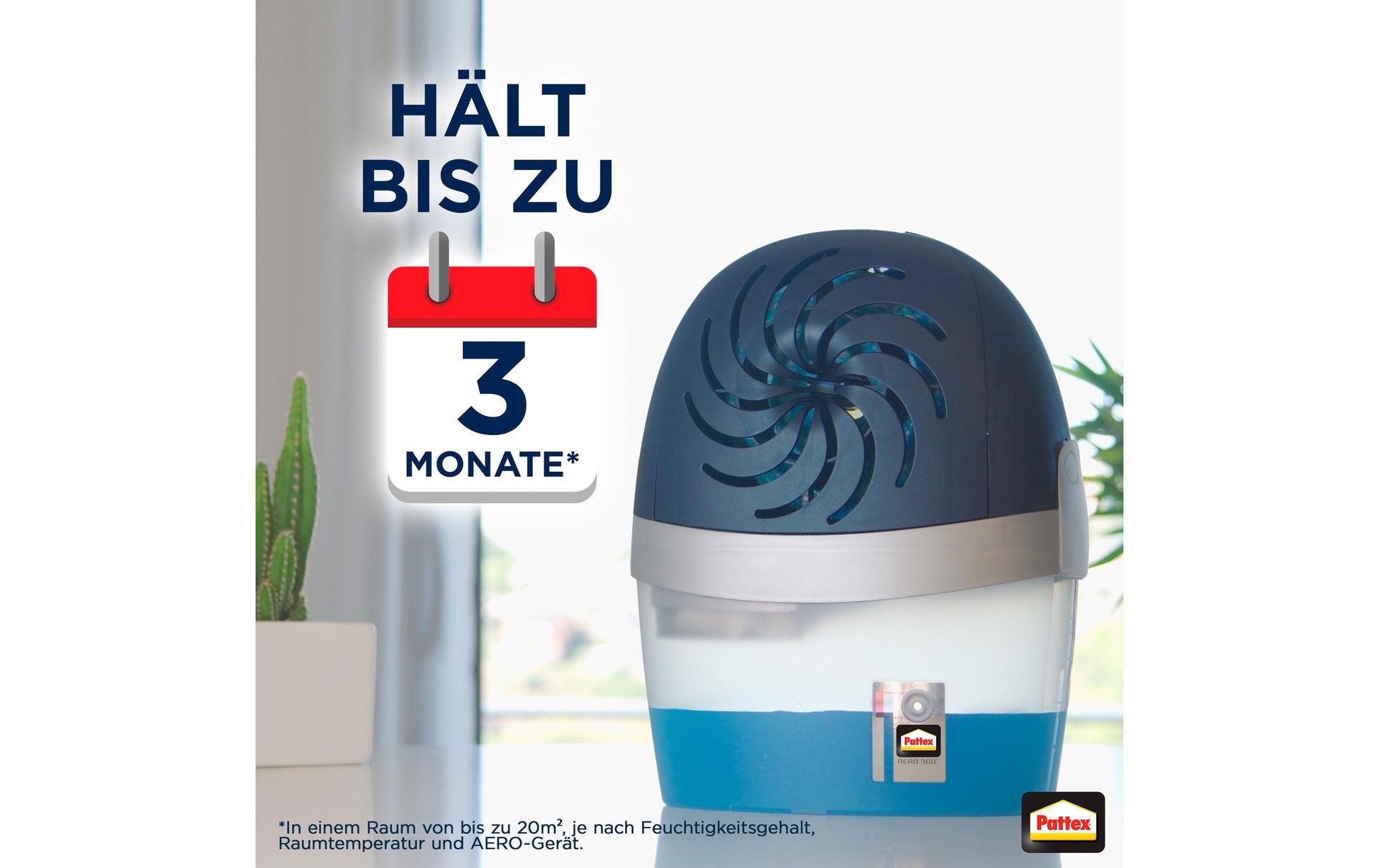 Pattex Nachfüllpack Frischer Wasserfall – 2×450 g, für AERO 360°