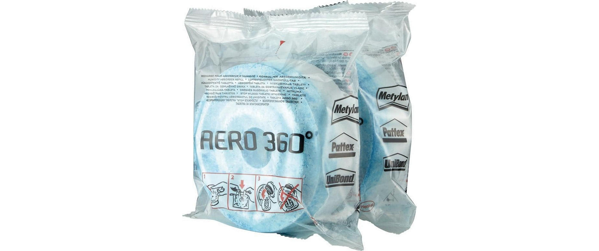 Pattex Nachfüllpack AERO 360° Neutral Tabs – 2×450 g