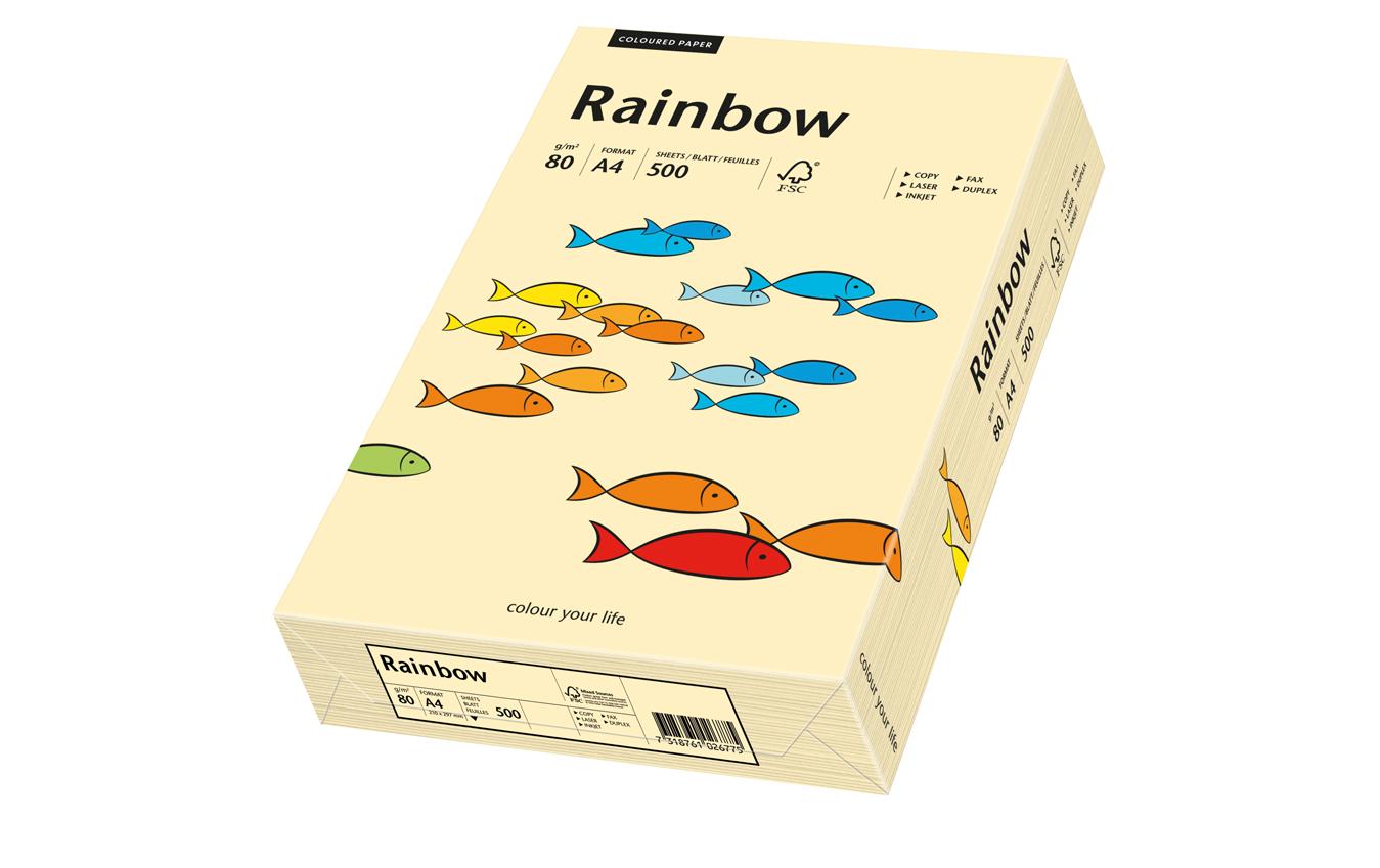 Scaldia Kopierpapier – A4, 80 g/m², chamois – für Inkjet/Laser/Kopierer – FSC – 500 Blatt