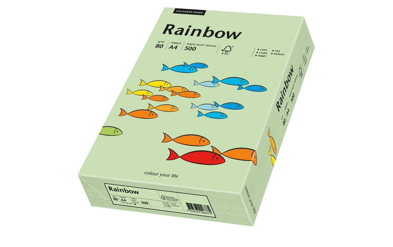 Scaldia Kopierpapier – A4, 80 g/m², mittelgrün – für Inkjet/Laser/Kopierer – FSC – 500 Blatt