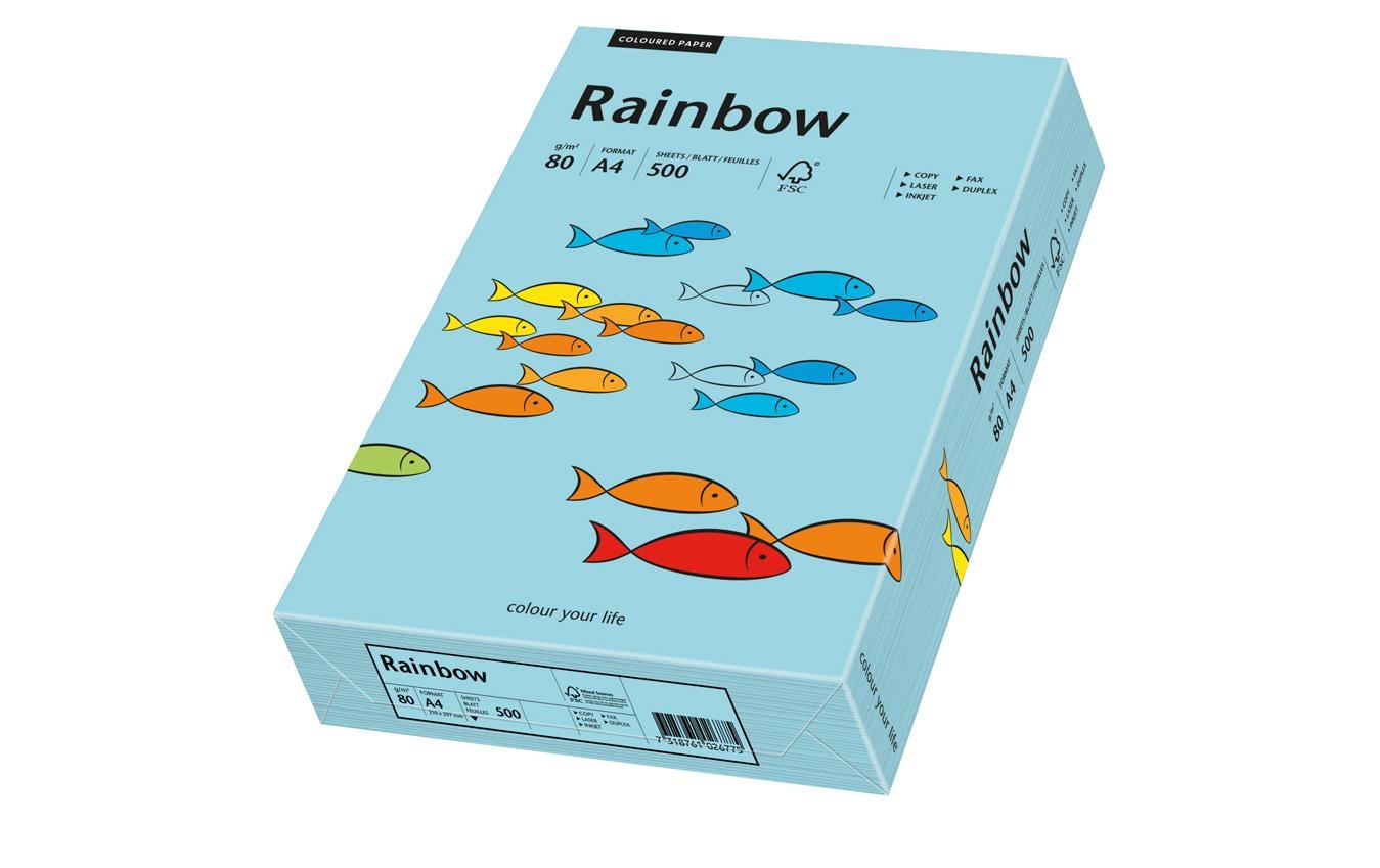 Scaldia Kopierpapier – A4, 80 g/m², mittelblau – für Inkjet/Laser/Kopierer – FSC – 500 Blatt