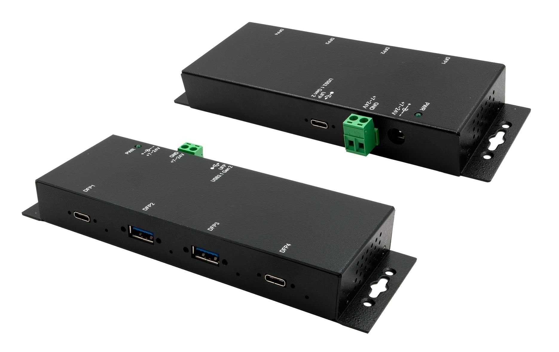 EXSYS EX-1234HMVS USB-Hub – USB-C, 2× USB-A