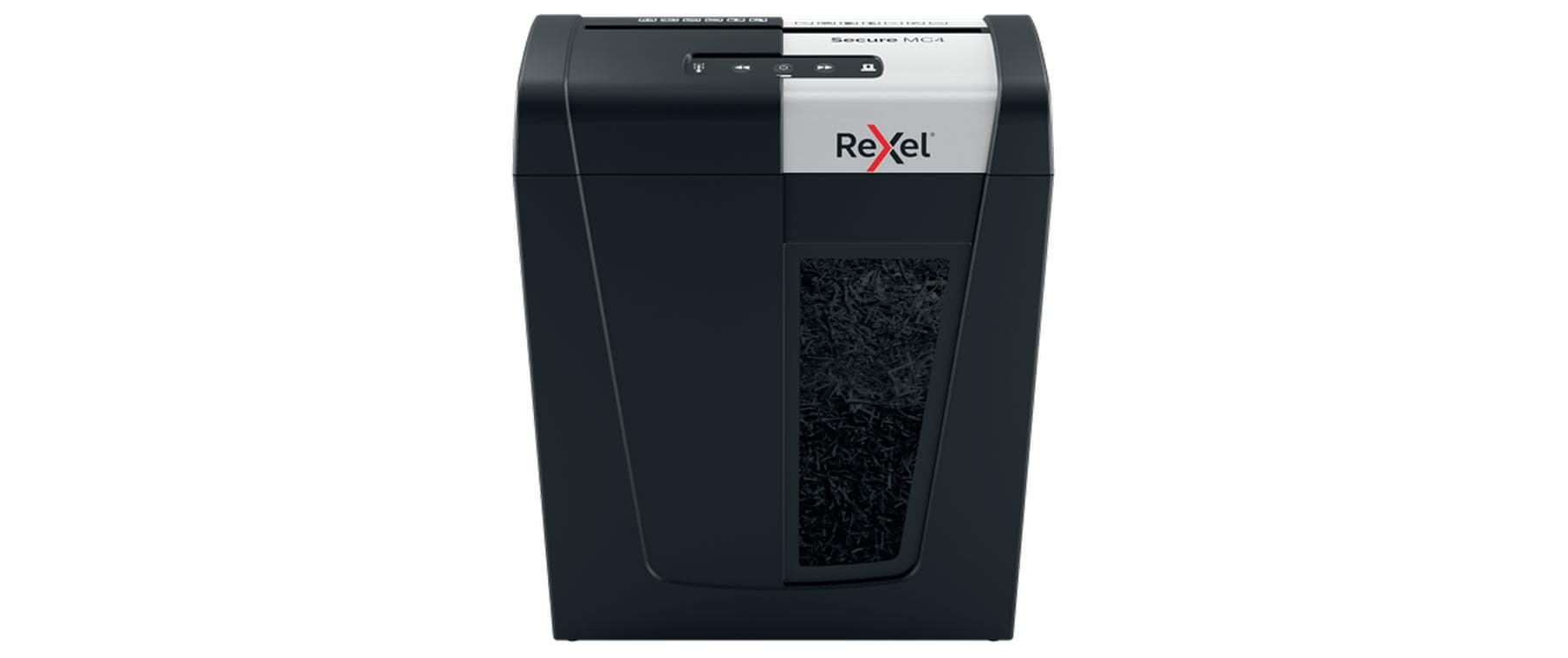 Rexel Secure MC4 – Aktenvernichter, DIN P-5, Mikroschnitt 2 × 15 mm, 4 Blatt, 14 l, A4