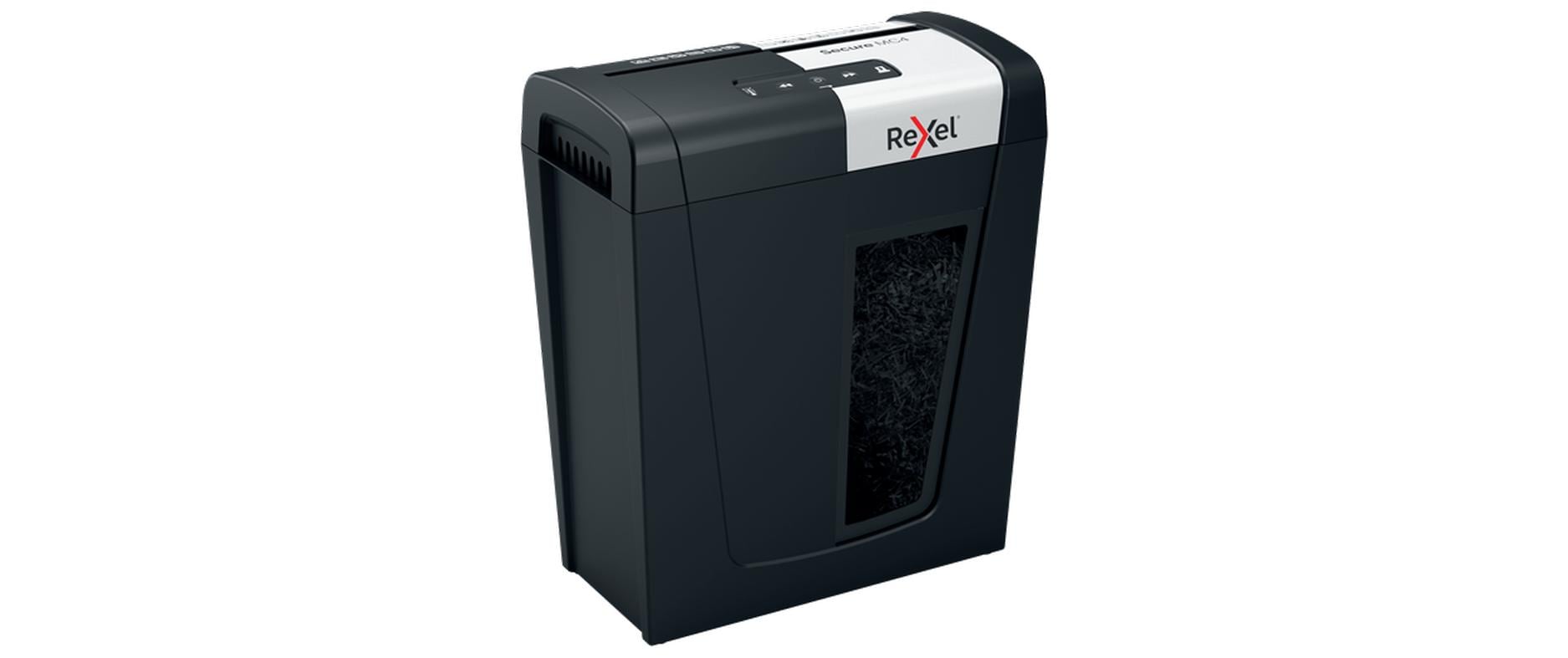 Rexel Secure MC4 – Aktenvernichter, DIN P-5, Mikroschnitt 2 × 15 mm, 4 Blatt, 14 l, A4