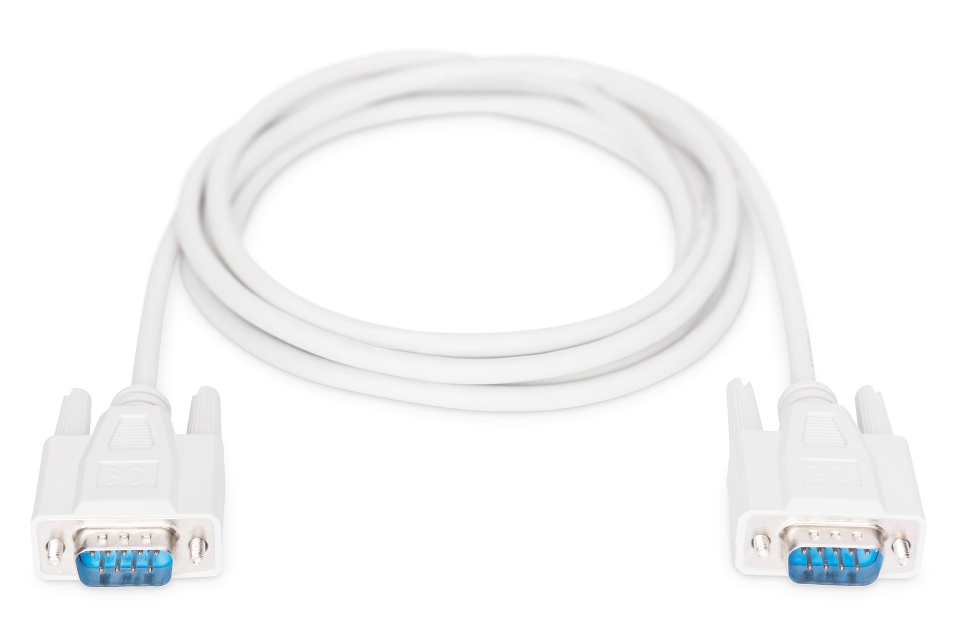 Digitus RS-232 Kabel D-Sub9 M/M, 2 m, beige