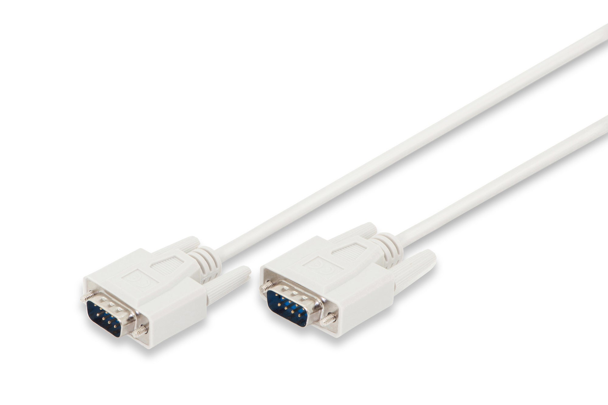 Digitus RS-232 Kabel D-Sub9 M/M, 2 m, beige