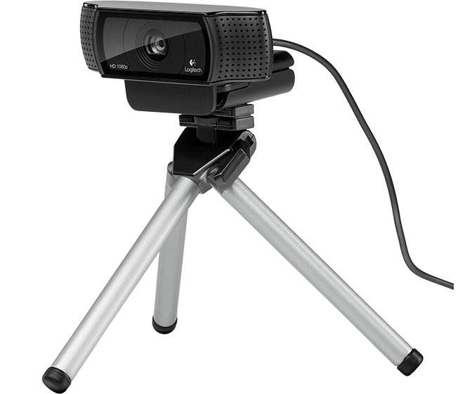 Logitech HD Pro C920 – Webcam – Full HD 1080p, USB 2.0, Auto-Framing, Schwarz