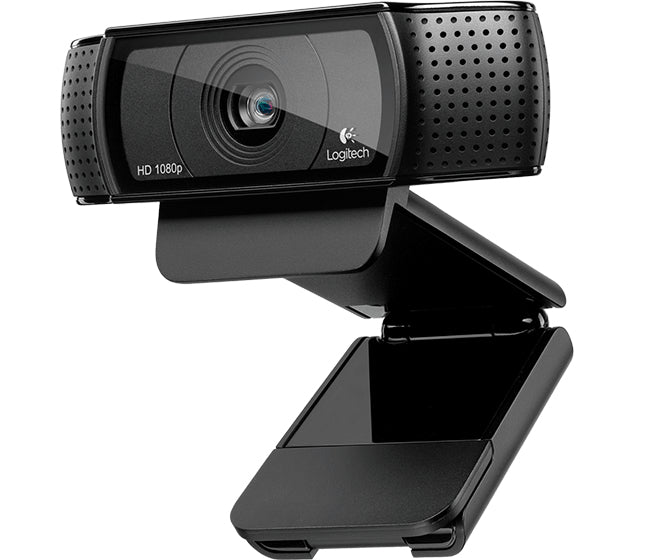 Logitech HD Pro C920 – Webcam – Full HD 1080p, USB 2.0, Auto-Framing, Schwarz