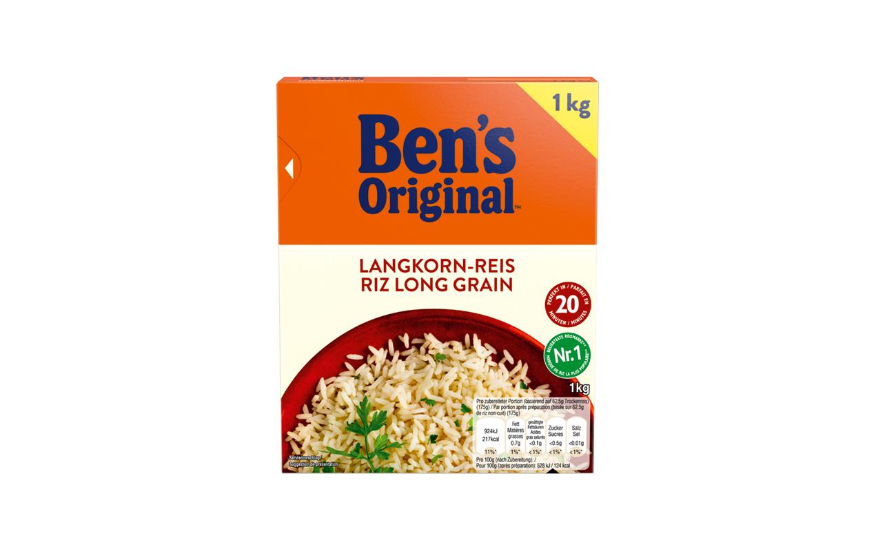 Ben's Original Langkornreis – Vegan – 1 kg