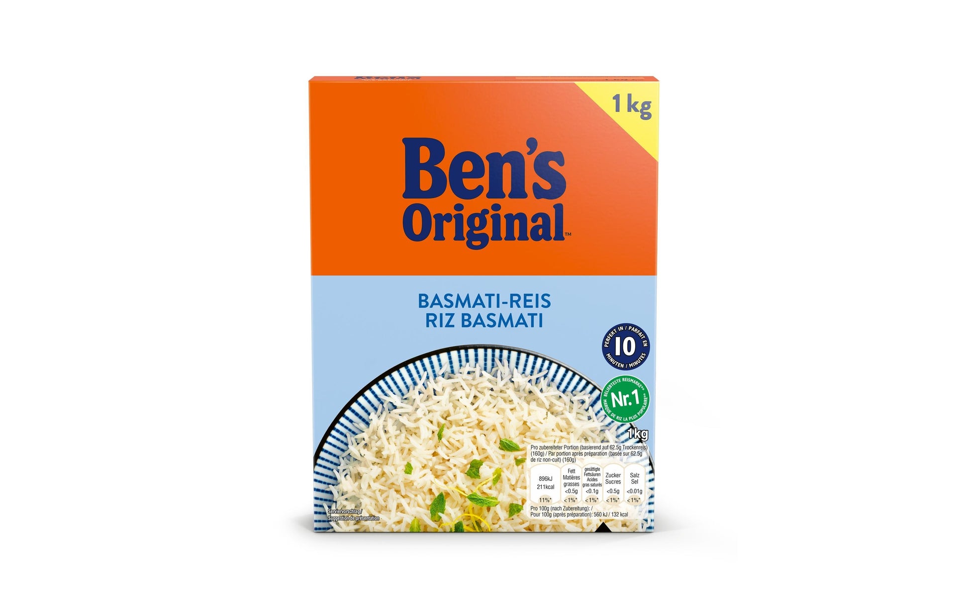 Ben's Original Basmati Reis – vegan – 2 kg