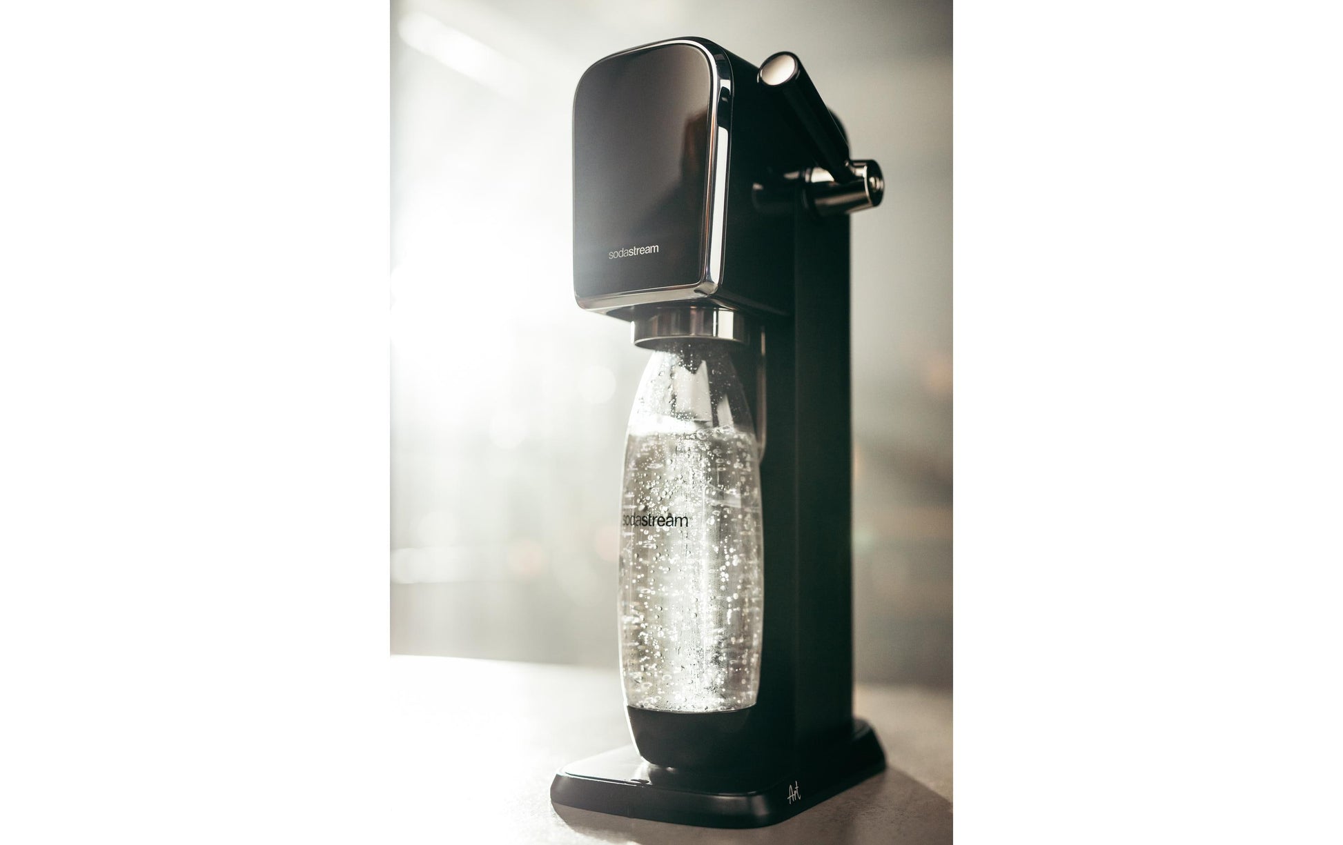 SodaStream Wassersprudler, 1 Flasche, Quick Connect 60 l, Schwarz