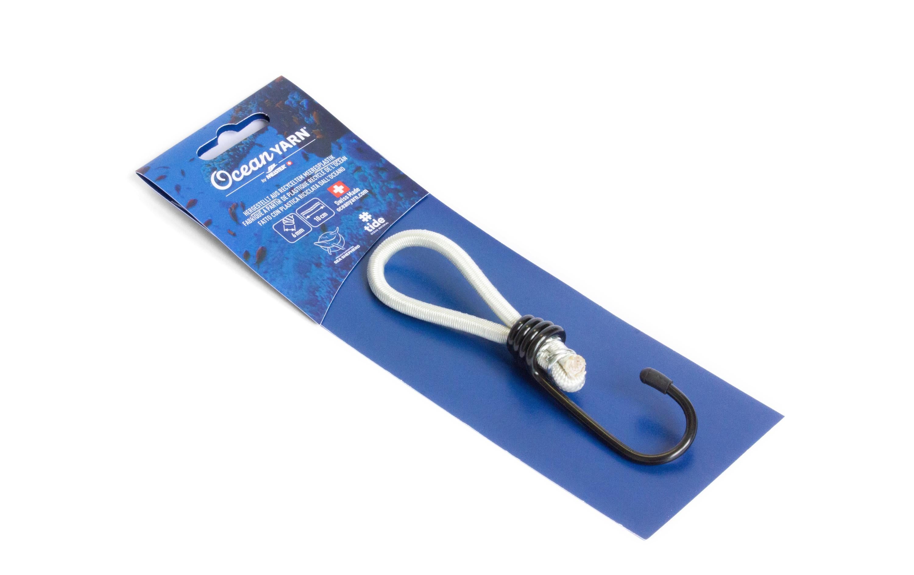 Meister OceanYarn – Expanderhaken 100 × 60 mm, Kunststoff, schwarz, elastisch, für PKW