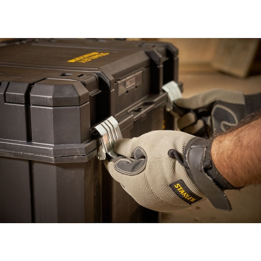 Stanley Werkzeugkasten FatMax TSTAK, 338 × 310 × 310 mm, 22,2 l, schwarz