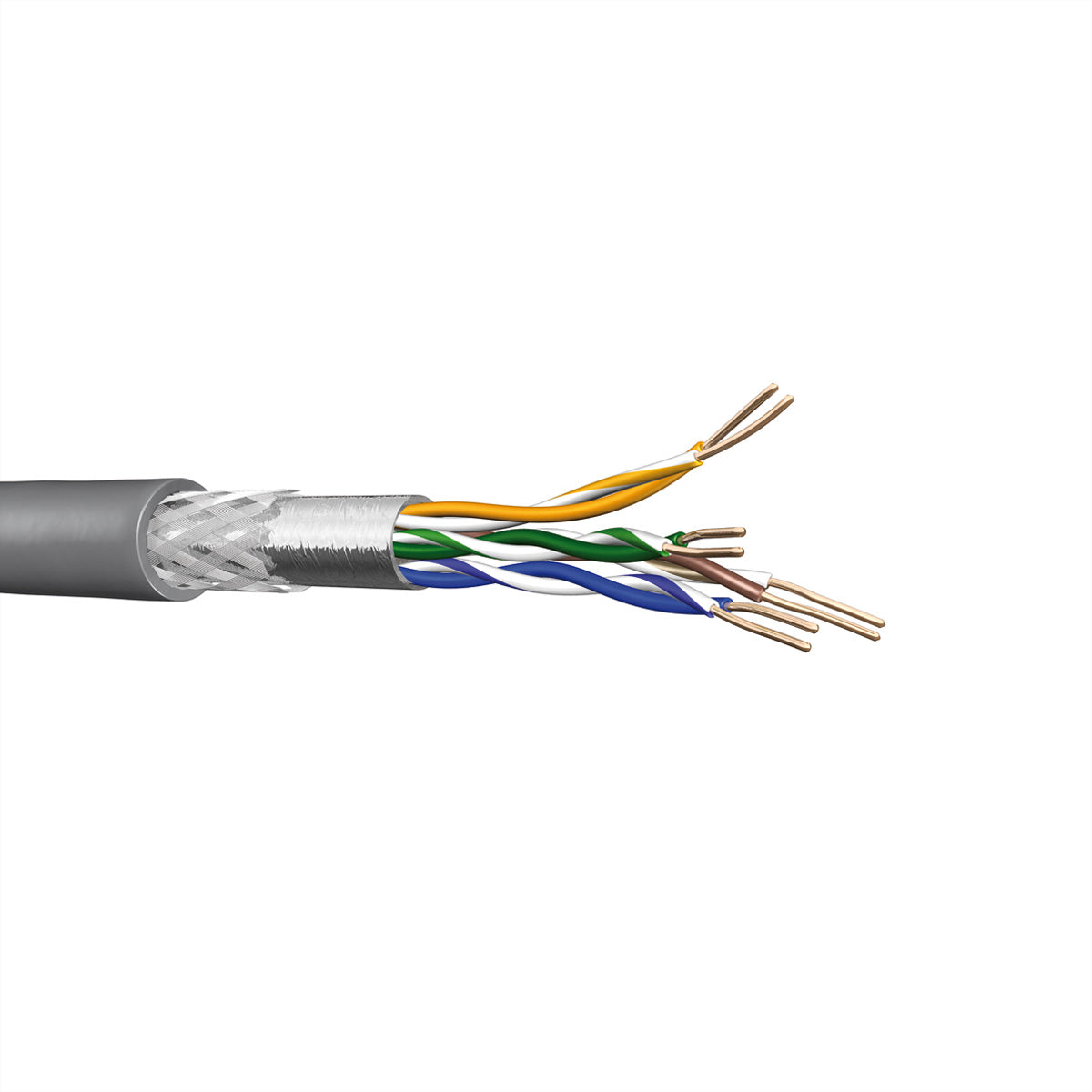 Draka Comteq Draka Holding UC300 Installationskabel – Cat5e SF/UTP, 500 m, AWG 24, grau, FRNC