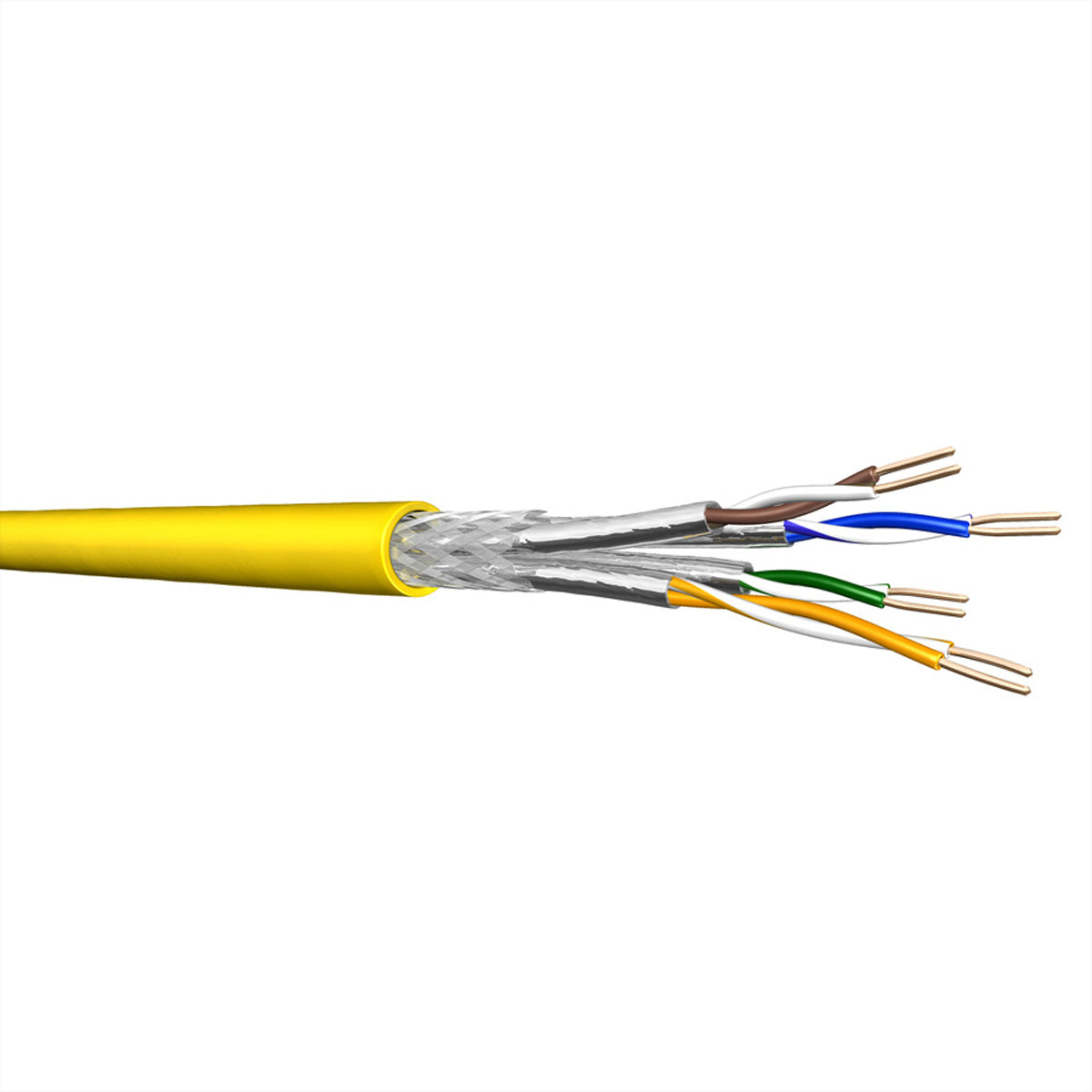 Draka holding Draka UC2000 UCFUTURE COMPACT22 – Installationskabel Cat8.1, S/FTP (PiMF), 1000 m, LSOH, Gelb