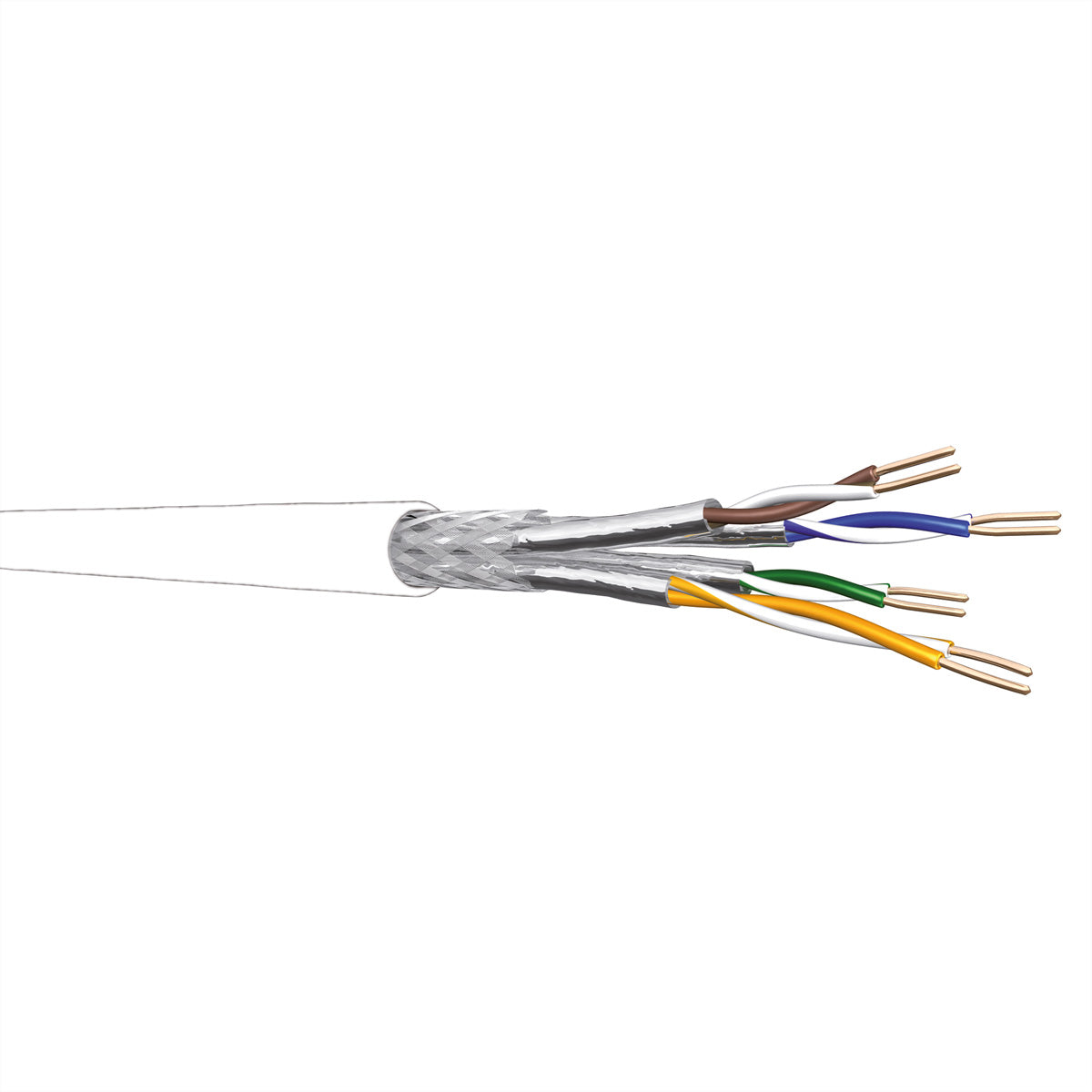 Draka holding Draka UCHOME Cat.7 Installationskabel – S/FTP (PiMF), 350 m, LSHF, weiss