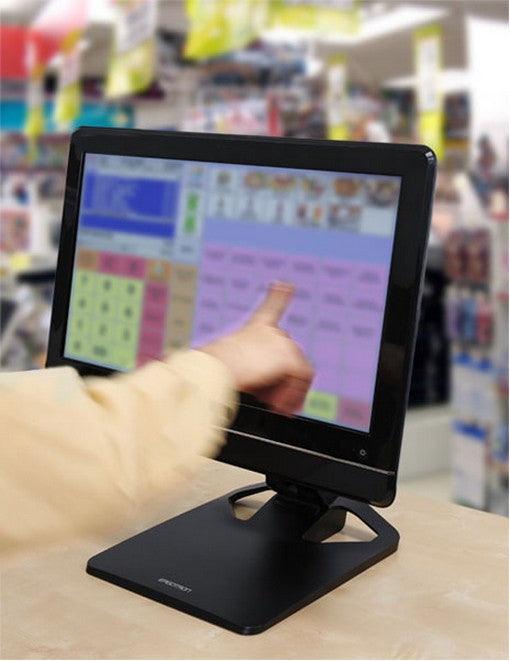 Ergotron NEO-FLEX Touchscreen-Ständer – Monitorhalterung, Standfuss, bis 27", 6,4–10,8 kg, VESA MIS-D
