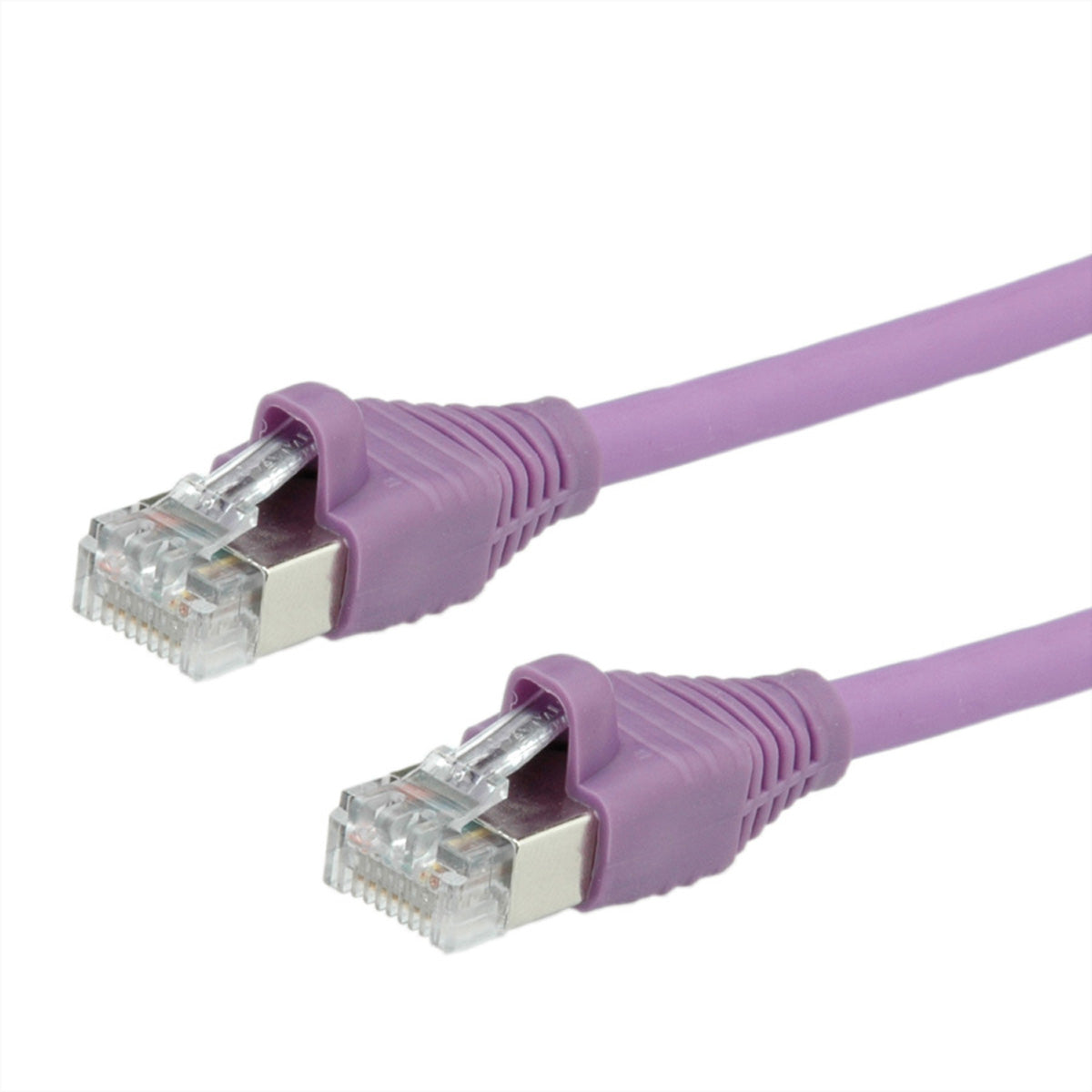 Dätwyler Cables Dätwyler CU 7702 Patchkabel – Cat6 (Klasse E) S/FTP (PiMF), 70 m, violett, LSOH, RJ-45