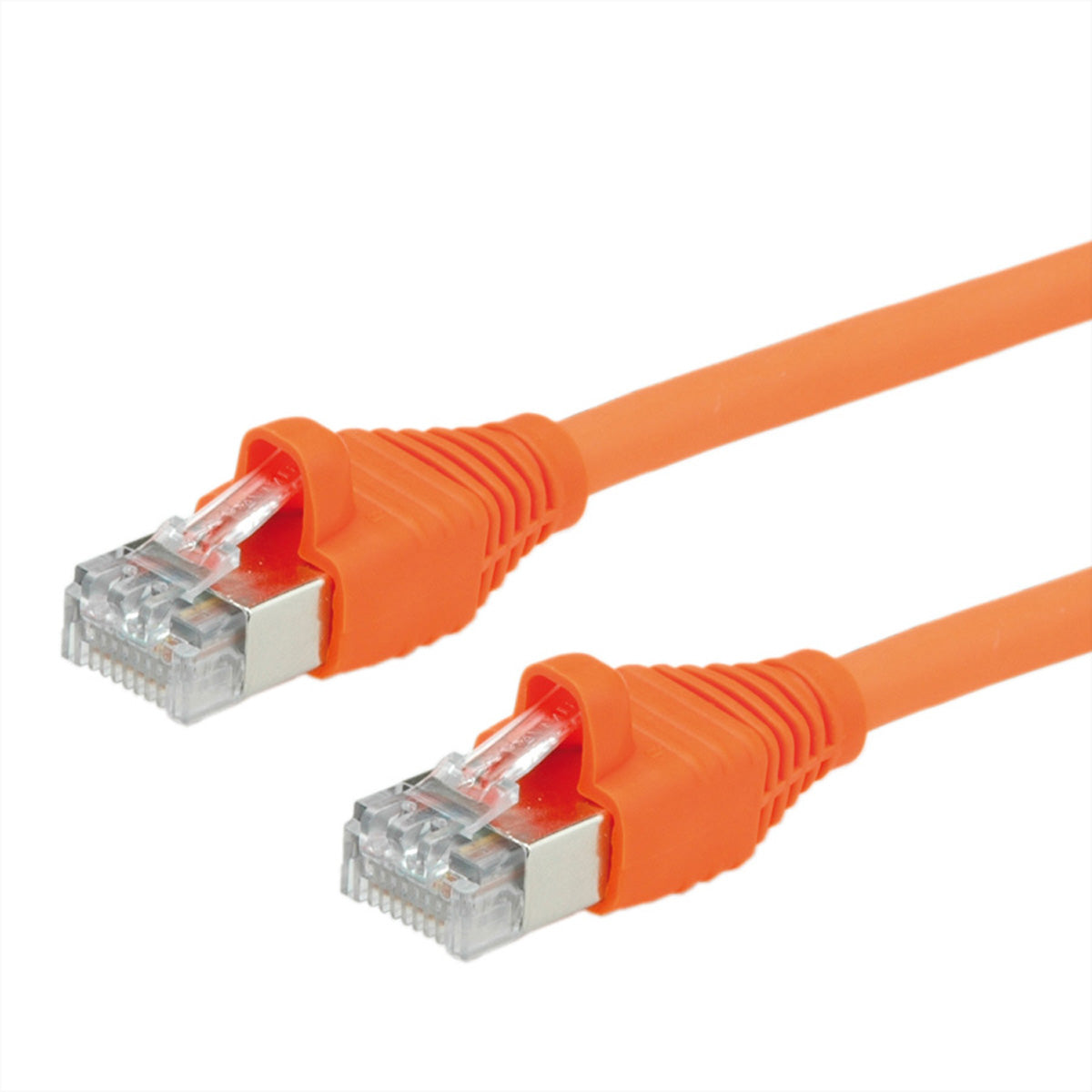 Dätwyler Cables Dätwyler CU 7702 flex Patchkabel – Cat6 (Klasse E) S/FTP (PiMF), 70 m, orange, LSOH, RJ-45 (AMP)