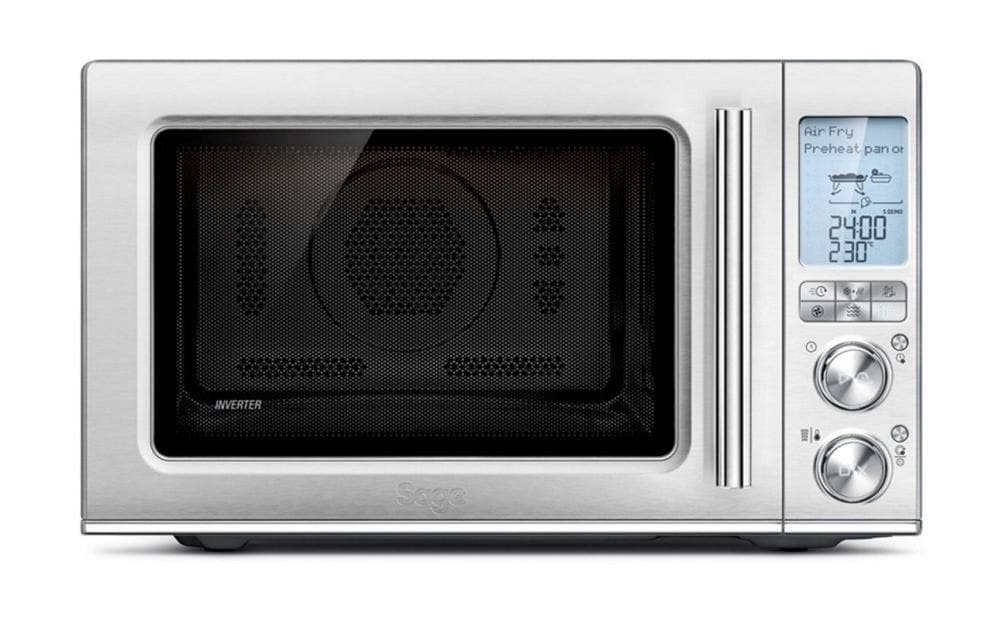 Sage Kombi-Mikrowelle Combi Wave SMO870BSS4QEU1 – 32 l, Grill & Heissluft, 1100 W – silber/edelstahl