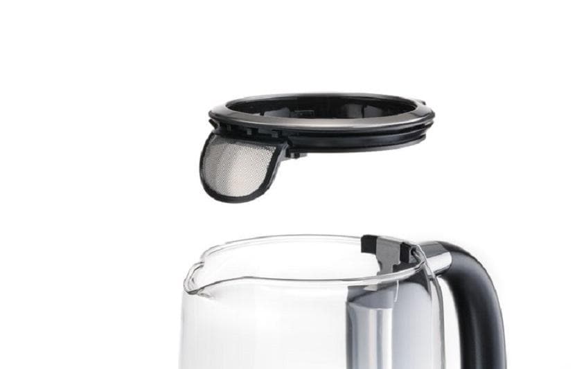 Solis Typ 5518 – Elektrischer Teekocher – 1,7 l – 2200 W – Warmhaltefunktion – Silber