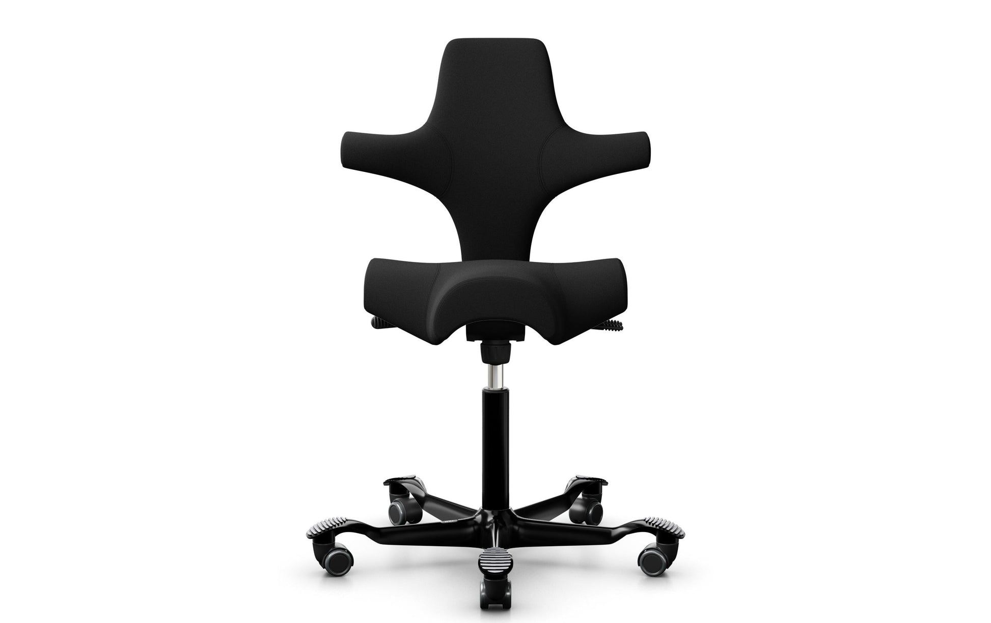 HÅG Bürostuhl Capisco 8106 – Sitzhöhe 48,5–66 cm, 110 kg, schwarz