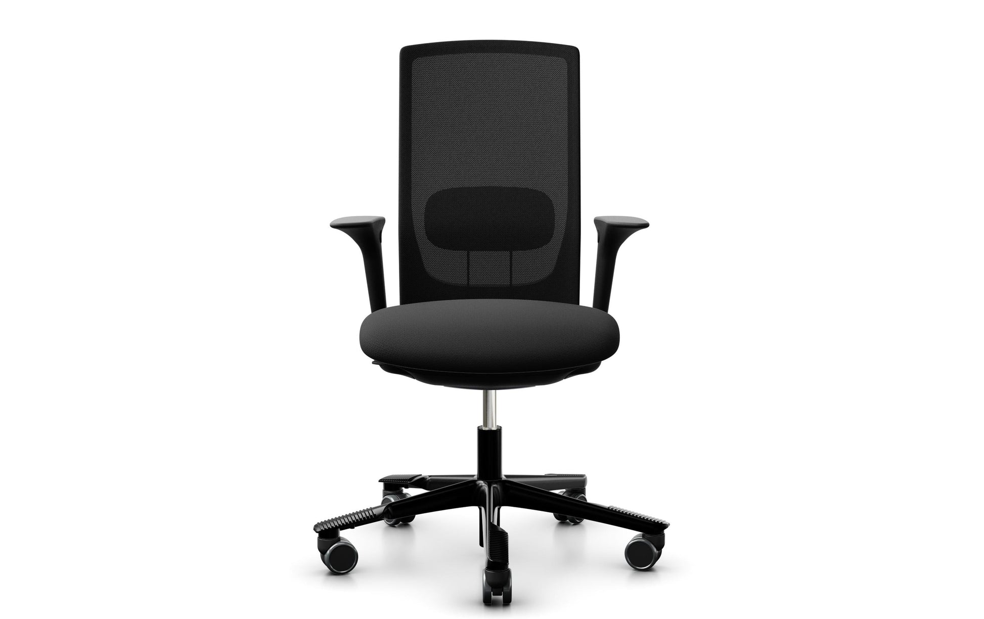 HÅG Bürostuhl Futu Mesh 1100 – 46 × 46 × 60 cm, 110 kg, schwarz