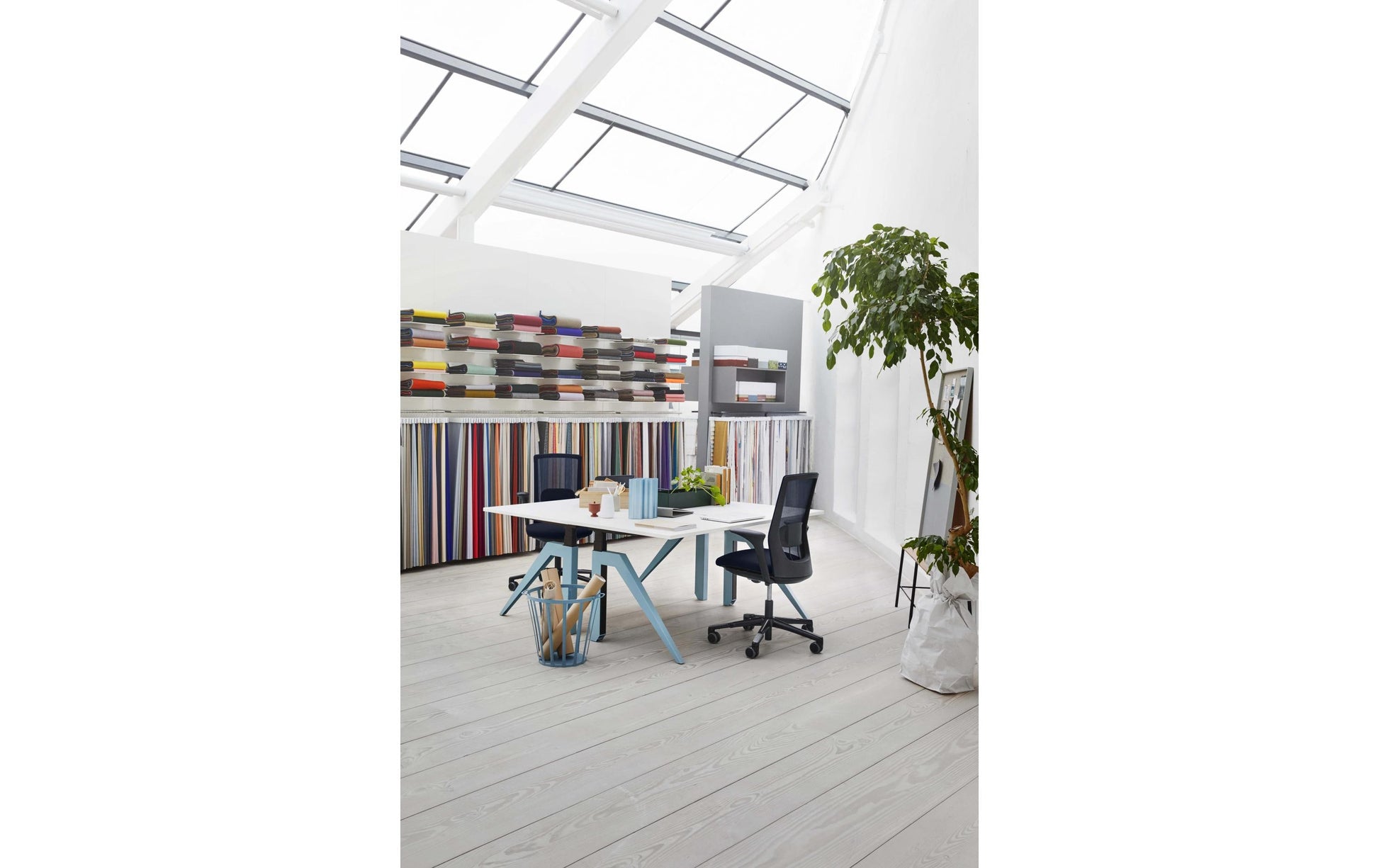 HÅG Bürostuhl Futu Mesh 1100 – 46 × 46 × 60 cm, 110 kg, schwarz