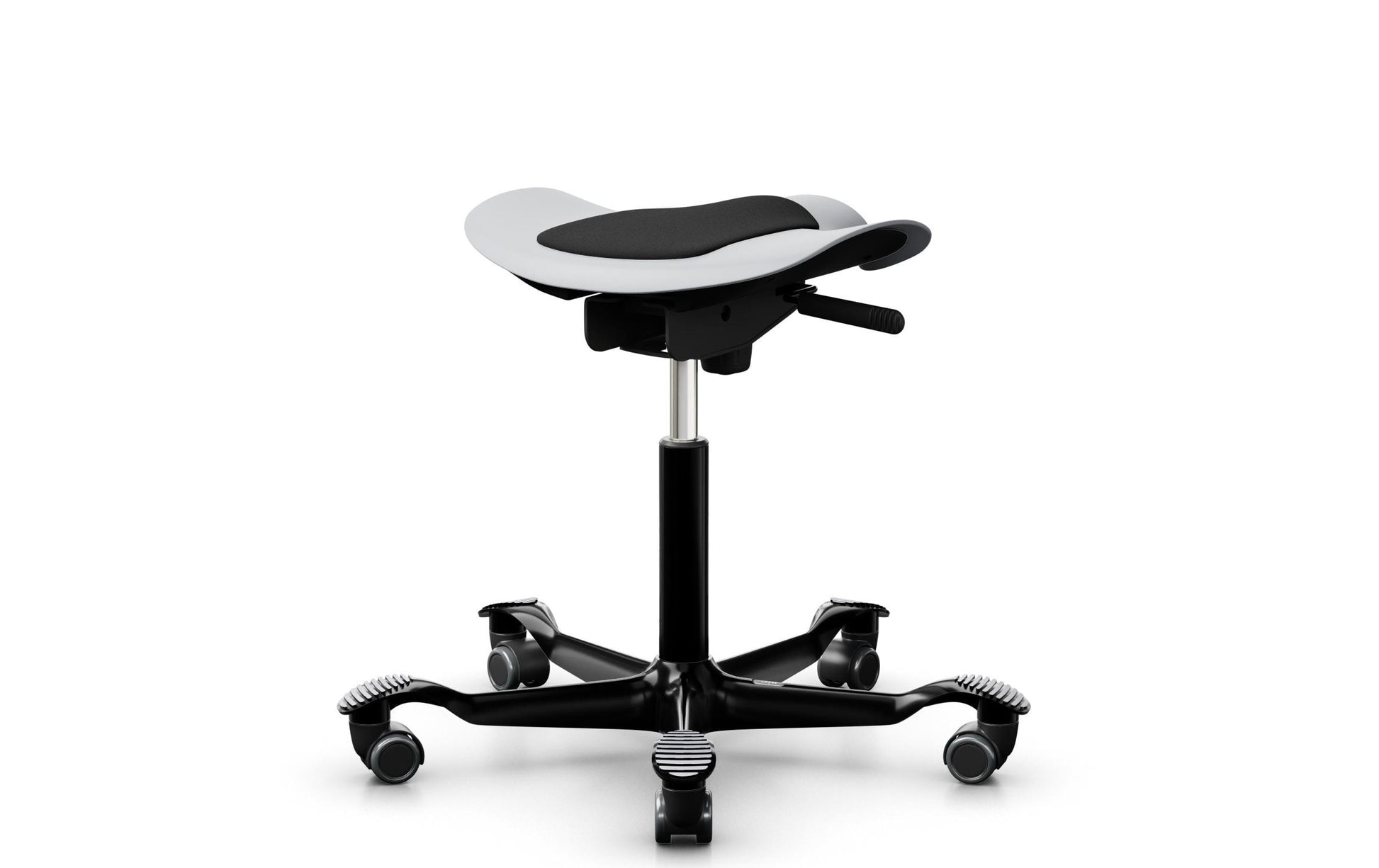 HÅG Hocker Capisco Puls 8001 – 45–62 cm, 110 kg, schwarz