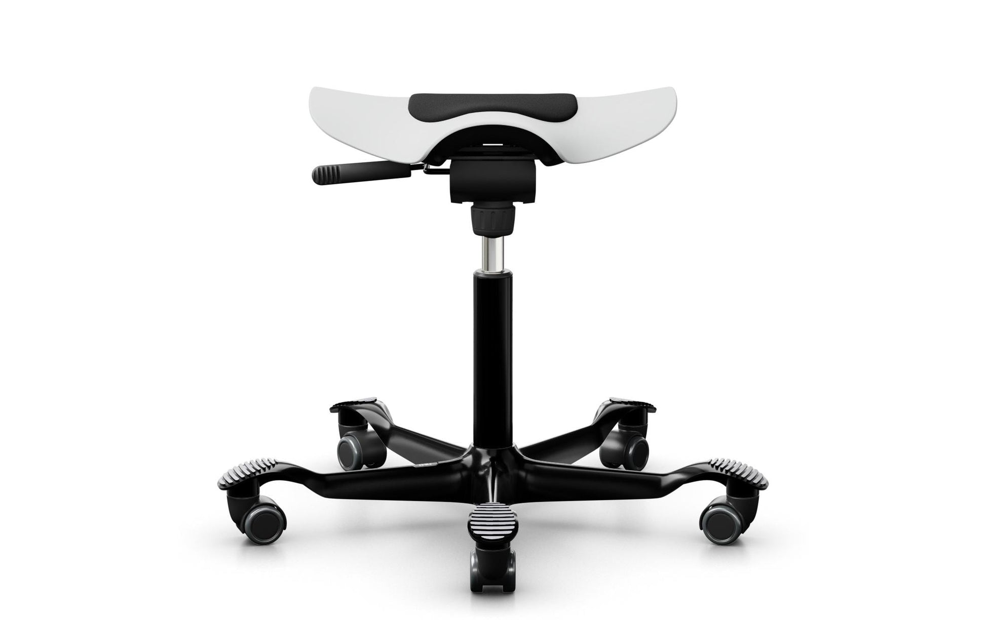 HÅG Hocker Capisco Puls 8001 – Sitzhöhe 45–62 cm, 110 kg, weiss