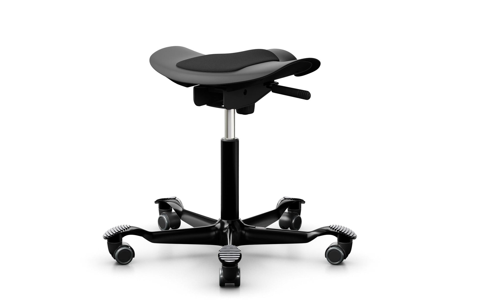 HÅG Hocker Capisco Puls 8001 – Sitzhöhe 45–62 cm, 110 kg, schwarz