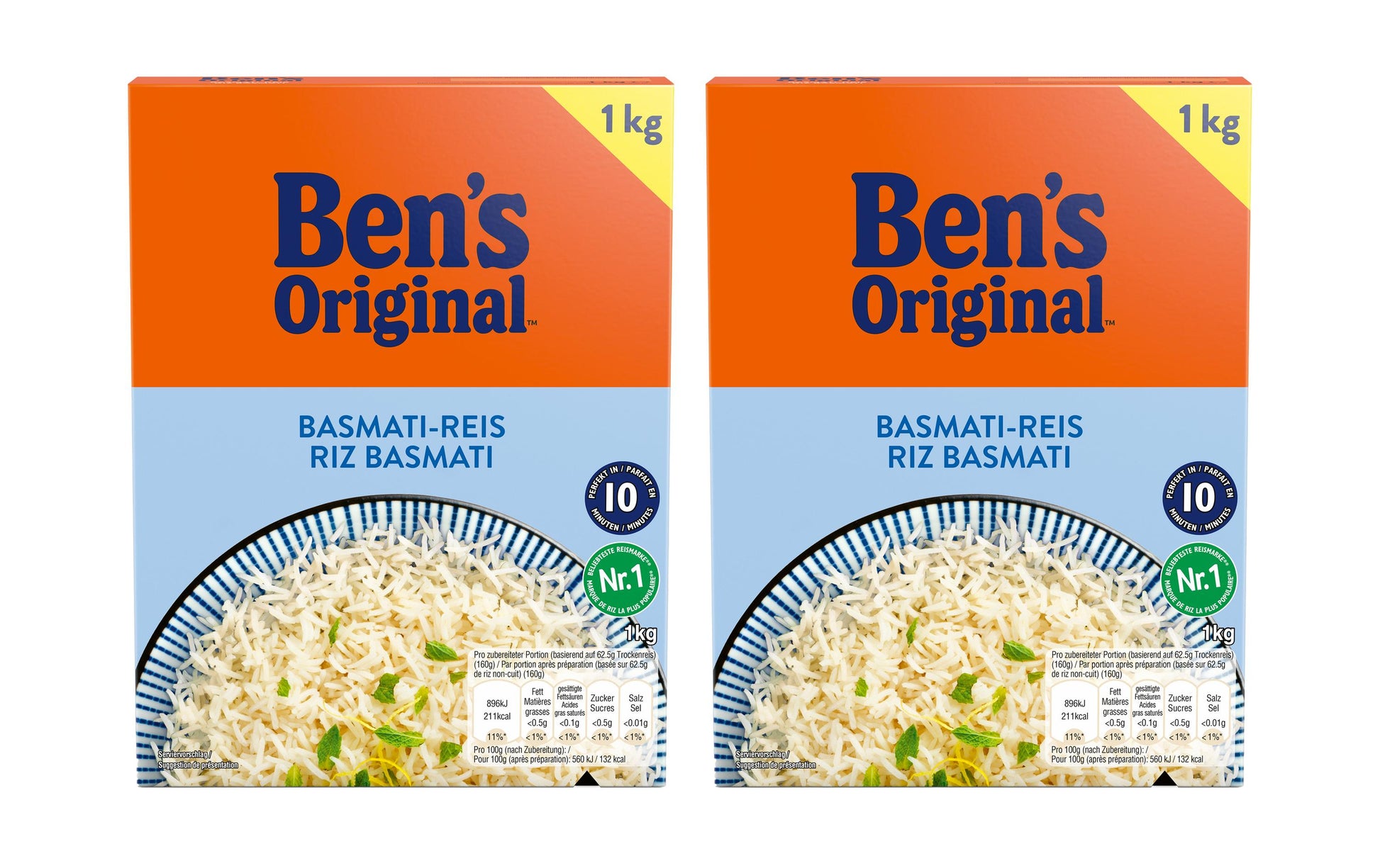 Ben's Original Basmati Reis – vegan – 2 kg