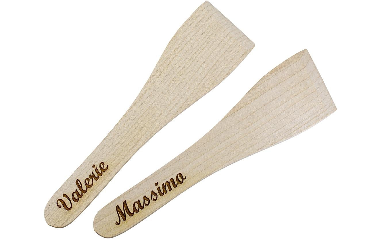 Kadastar Raclettespachtel, Buche, hellbraun, 6 Stk.