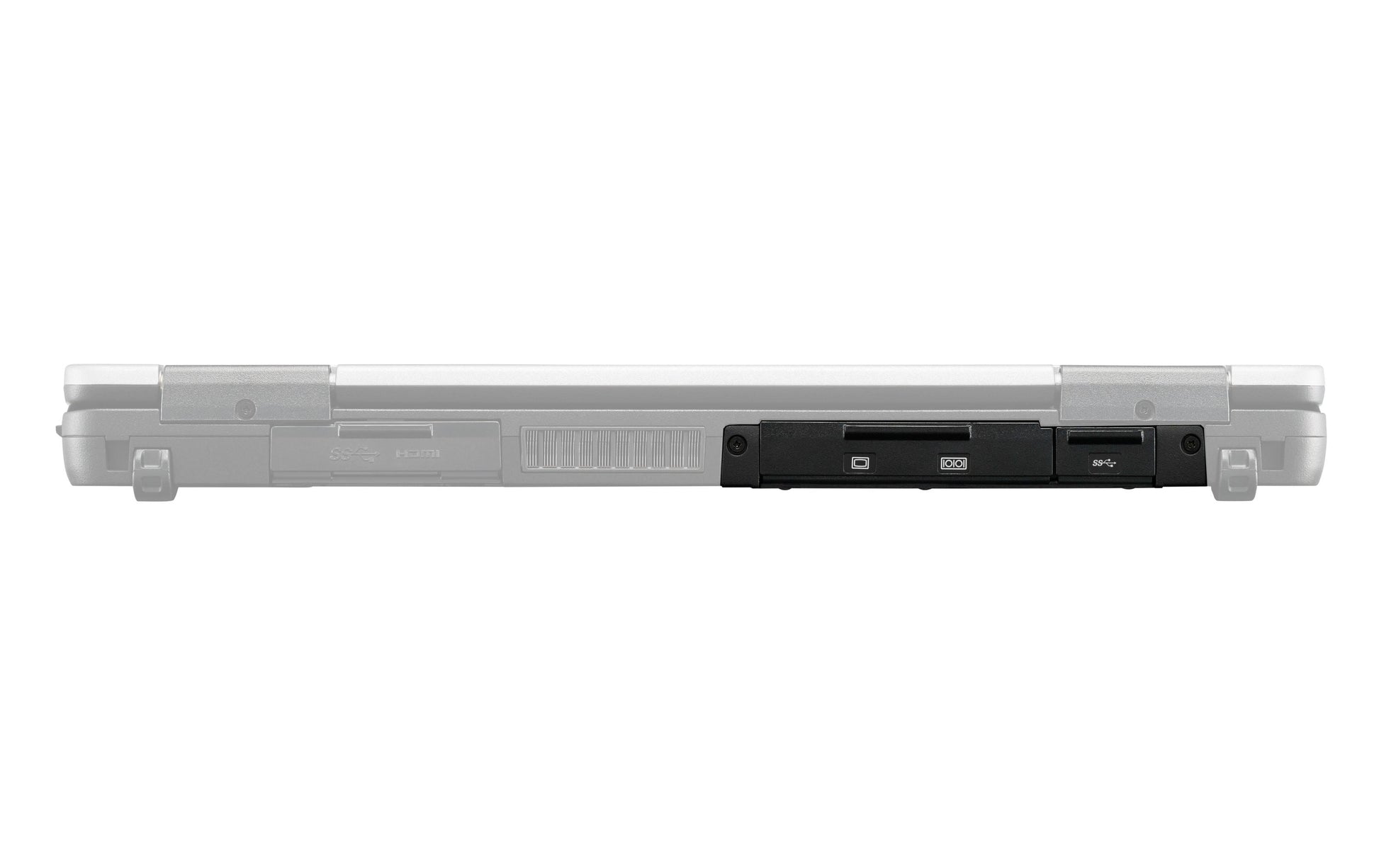 Panasonic E/A-Platine für Panasonic TOUGHBOOK 55 (FZ-55 MK2, MK3) – VGA, Seriell, USB 3.0 – Schwarz