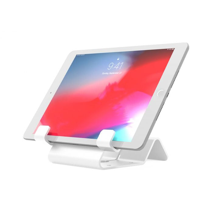 Compulocks Tablet-Tischhalterung – Klemmhalterung für Einkaufswagen – Weiss