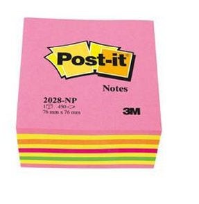 Post-it Haftnotizen – 76×76 mm – Mehrfarbig, 450 Blatt, PEFC