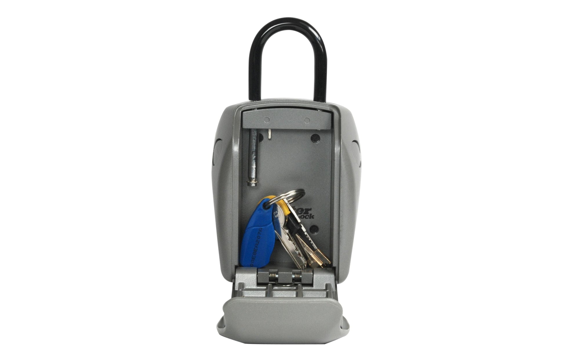 Master Lock 5414EURD – Schlüsseldepot, Zahlenschloss, Kunststoff, Grau