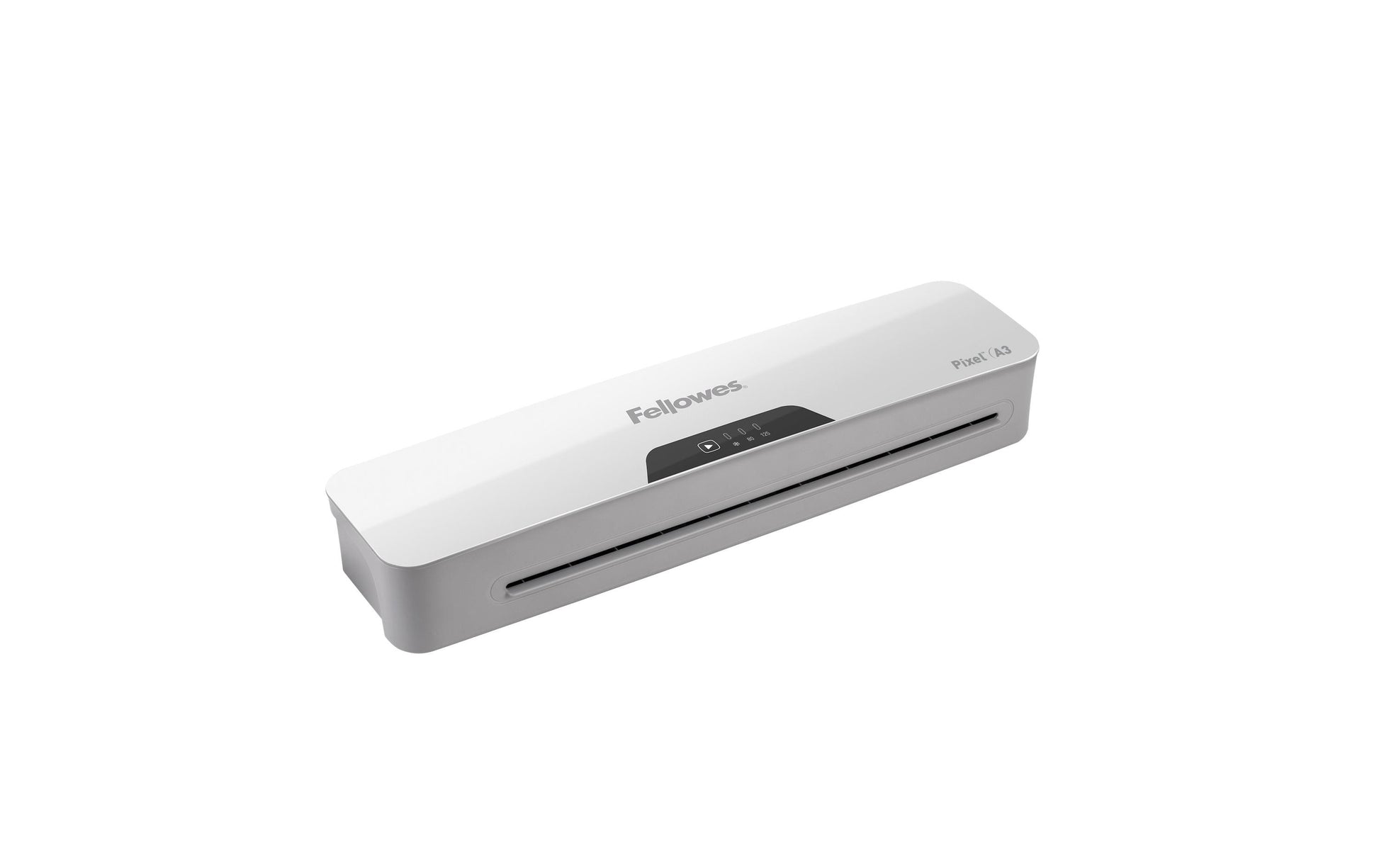 Fellowes PIXEL Laminiergerät A3 – 2-Rollen, 75–125 µm, Kaltlamination, Aufheizzeit 3 Min., Weiss