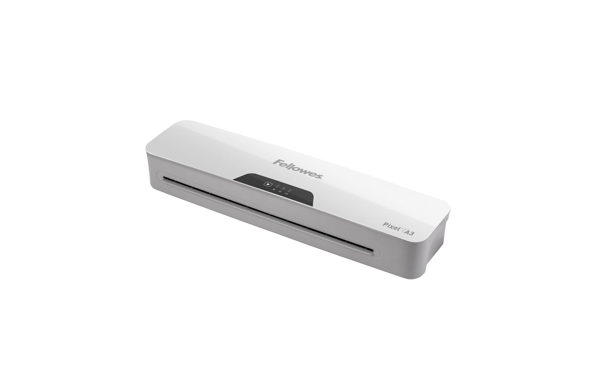 Fellowes PIXEL Laminiergerät A3 – 2-Rollen, 75–125 µm, Kaltlamination, Aufheizzeit 3 Min., Weiss