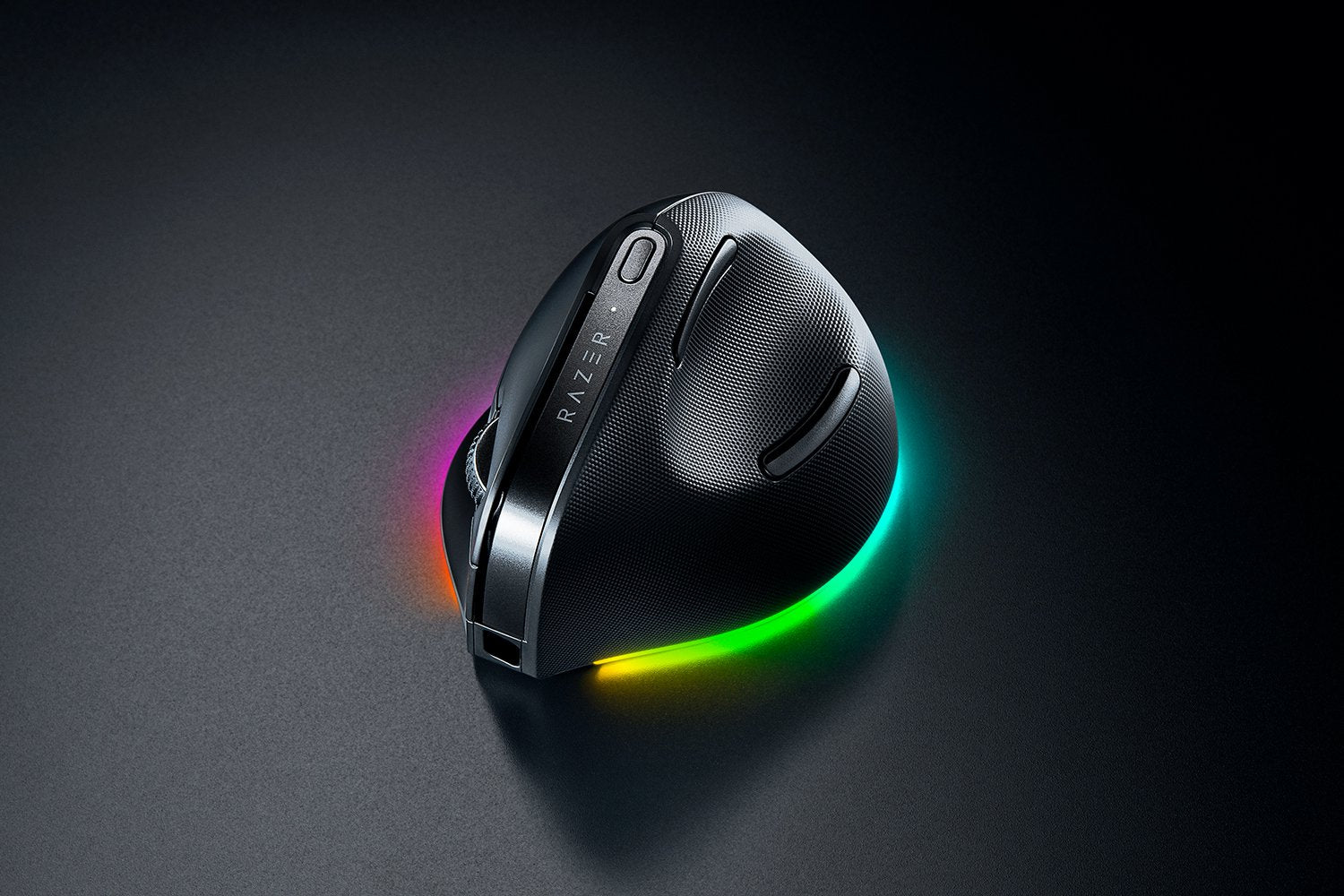 Razer Pro Click V2 Vertikale Gaming-Maus – Kabellos, Rechtshänder, Daumentaste, Schwarz
