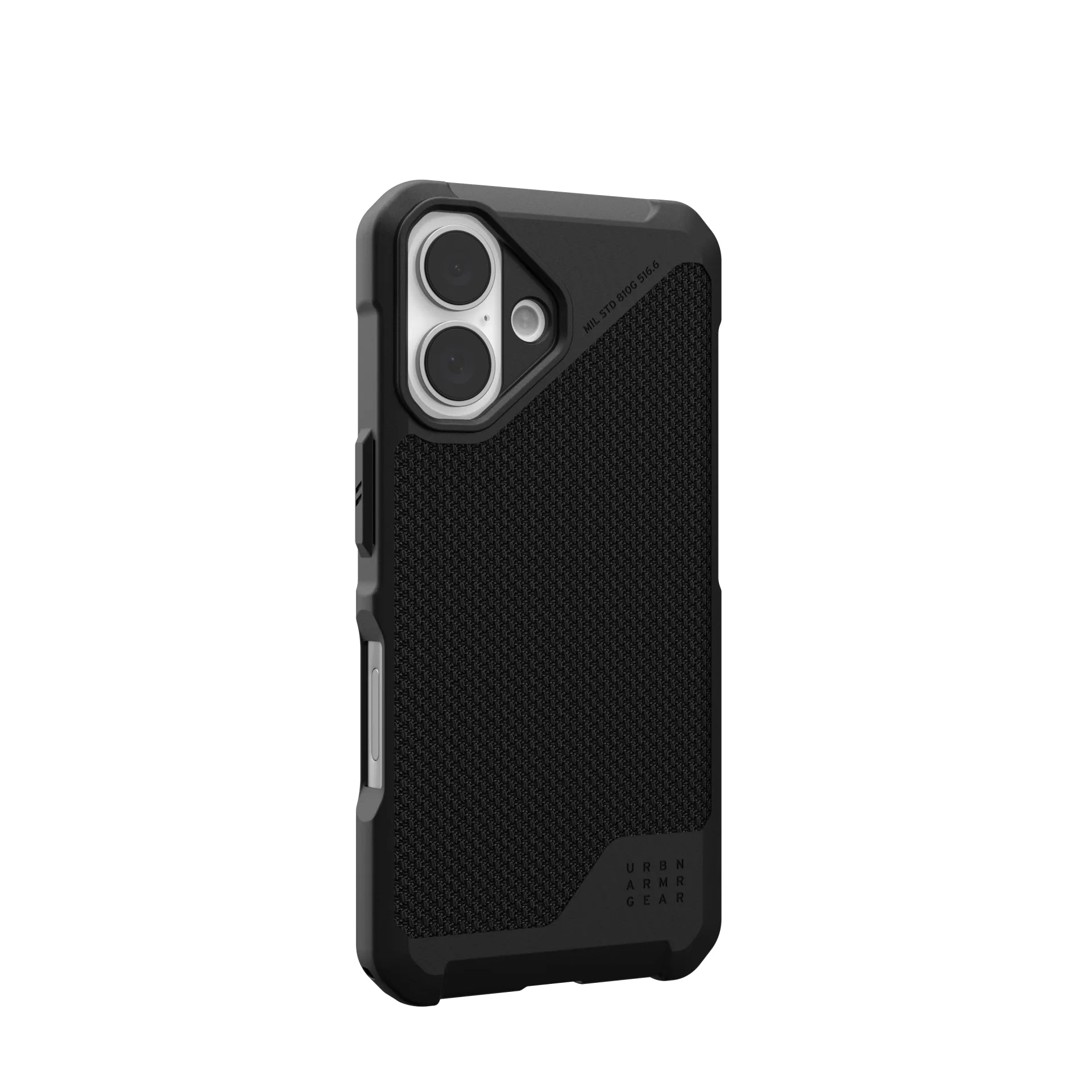 Urban Armor Gear UAG Metropolis LT – Rückcover – für Apple iPhone 16, MagSafe, TPU, Schwarz, bis 5,4 m sturzsicher
