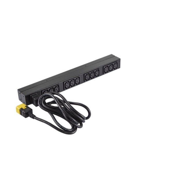 APC Rack-PDU Basic, einphasig, 12× IEC C13, 16 A, Stecker IEC C20, 1U horizontal, 3,7 kW