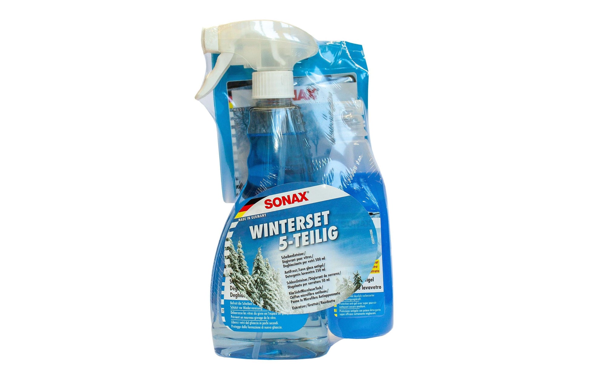 Sonax Winterset Winterfit – für Auto – 800 ml – 3-teilig