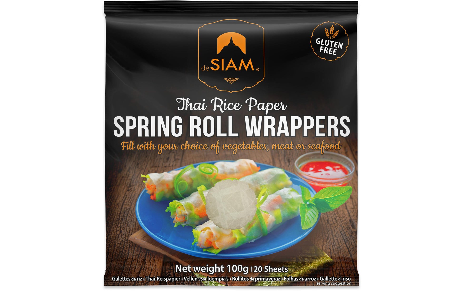 deSIAM Frühlingsrollen-Teig – 100 g