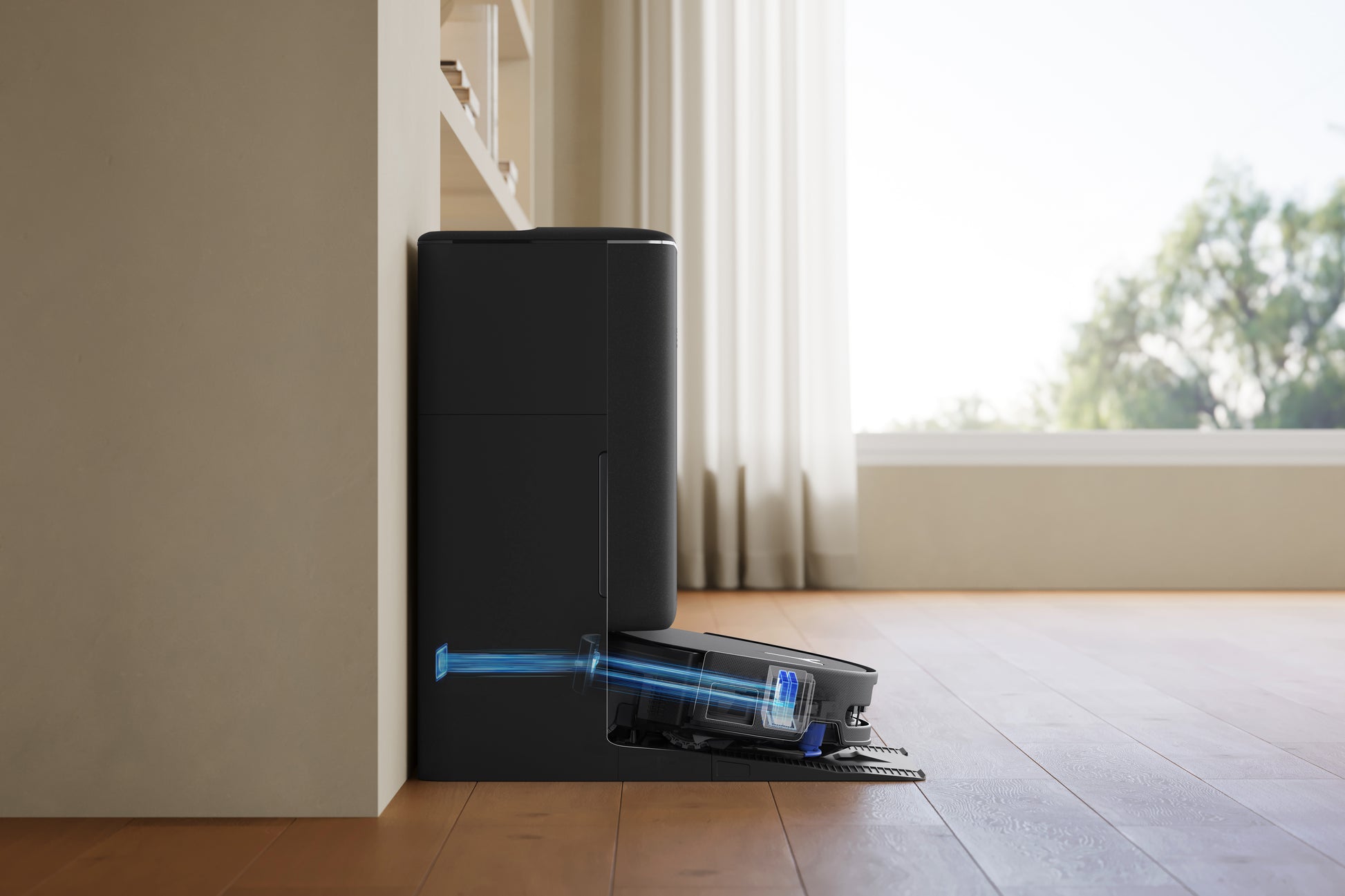 Ecovacs Deebot T90 PRO OMNI Saugroboter mit Absaugstation und Wischfunktion – 30000 Pa, 350 min, Höhe 98 mm