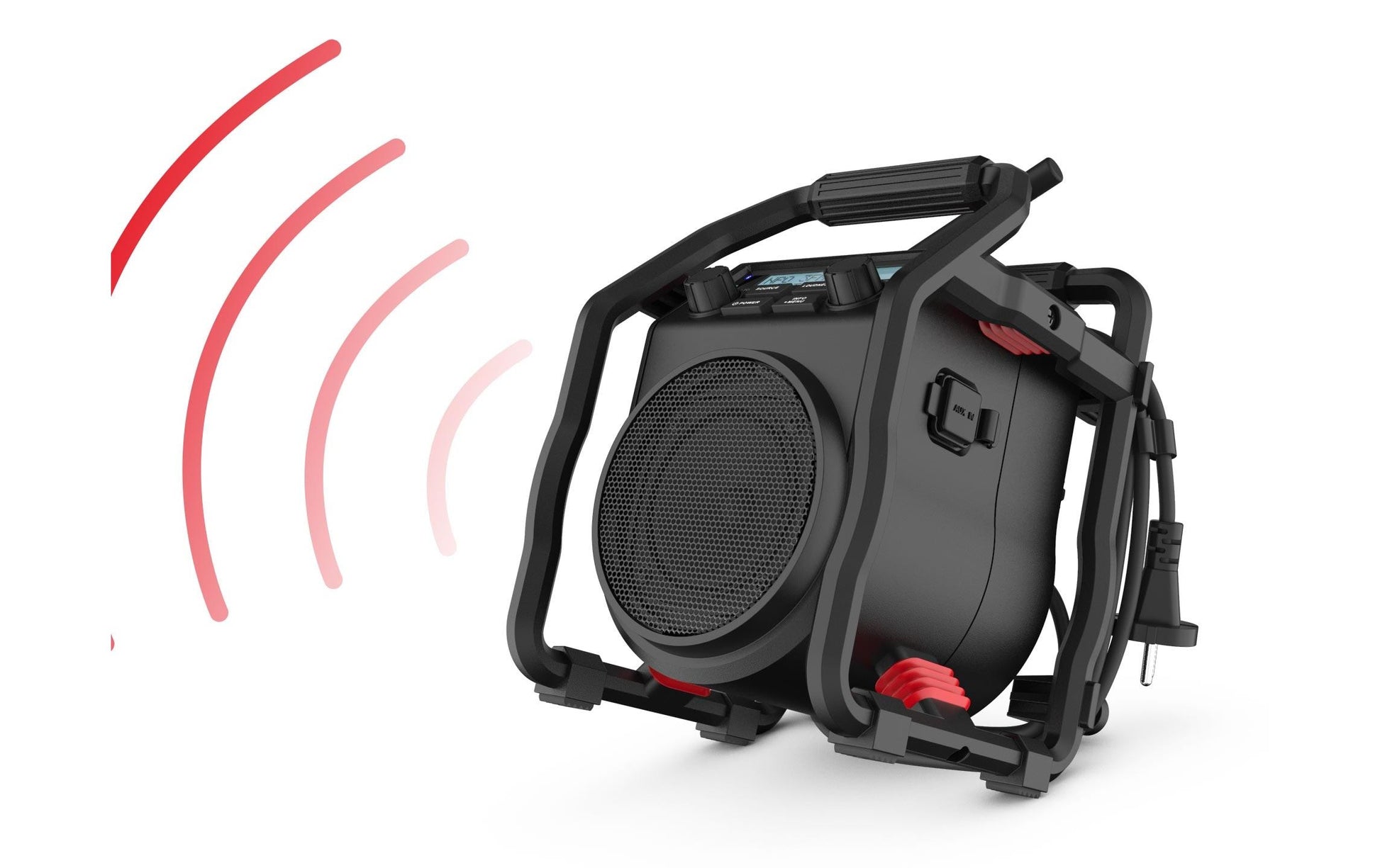 Perfectpro UBOX 400R – DAB-/Internetradio – Portabel – DAB+, Bluetooth, Akkubetrieb – Schwarz