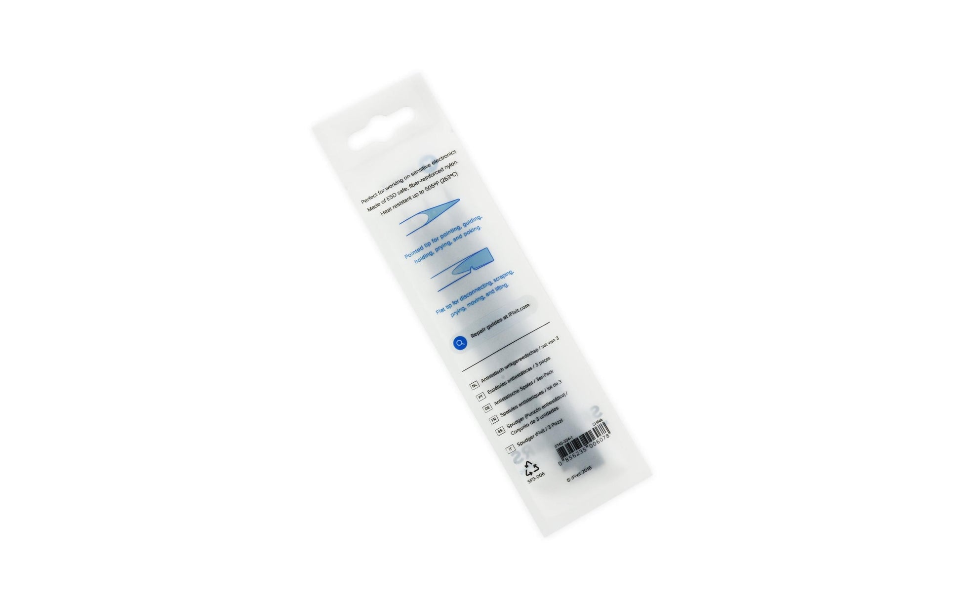 iFixit Elektronik-Reparaturset Öffnungswerkzeug – 3-teilig, antistatisch, Nylon – für Apple
